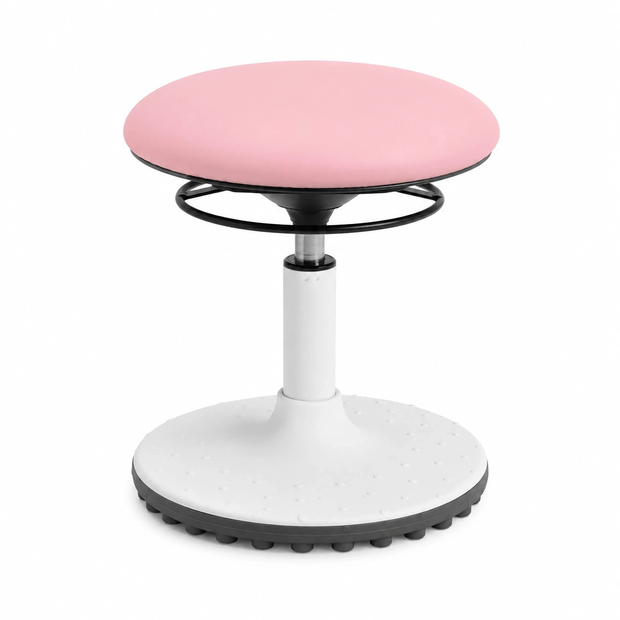 TOPSTAR Kinderhocker Move Kids, höhenverstellbar, drehbarer Sitz, Sitzhöhe 39-47 cm, Kunstleder Rosa
