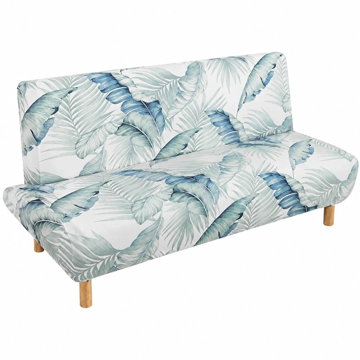 ELEOPTION Dehnbare Sofahusse für Armloses Sofa, Modernes Design 3-Sitzer, Überzug für Faltsofa 180-210 cm, Motiv Nr. 7