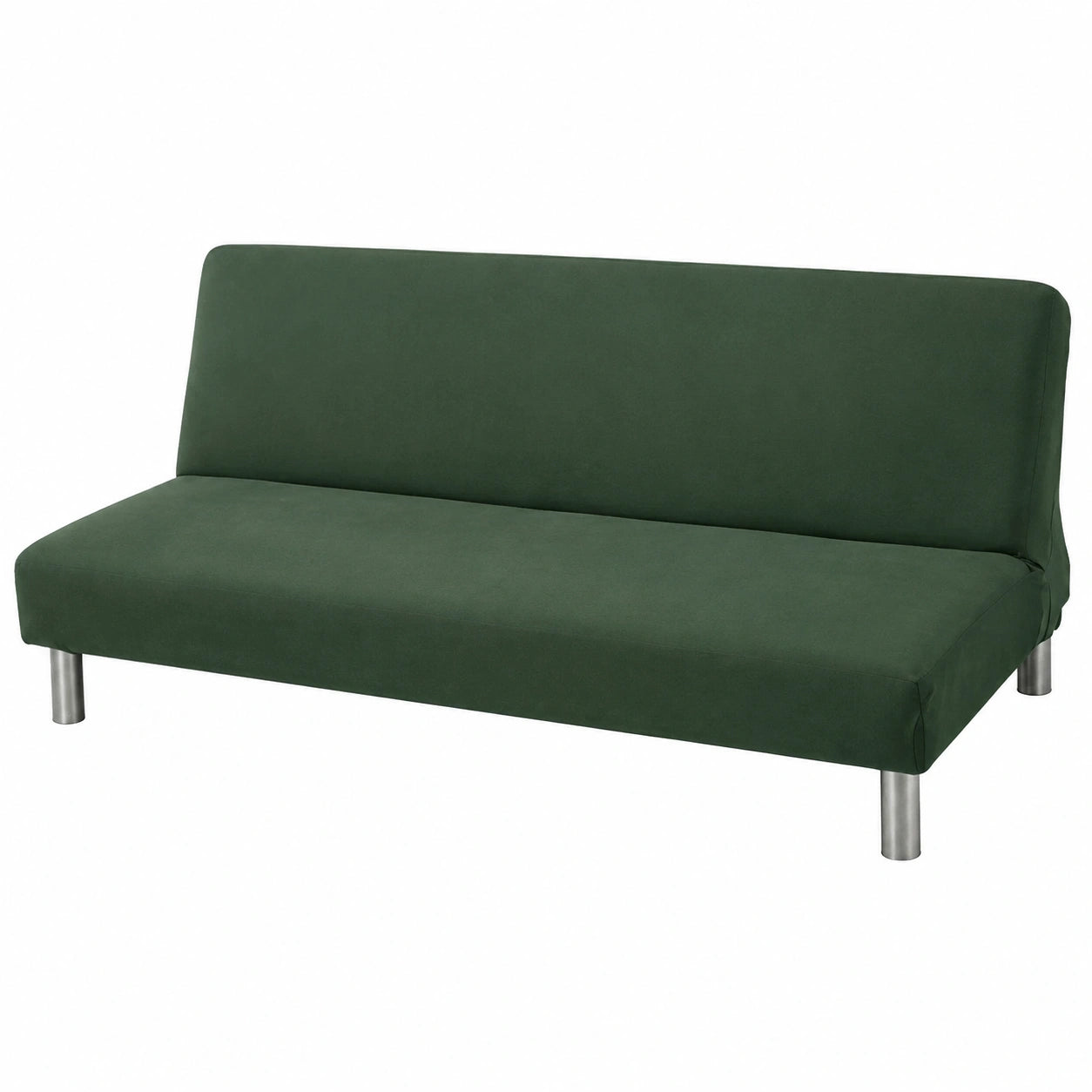 Elastische Sofahusse ohne Armlehnen, 2/3-Sitzer, waschbar und rutschfest, Klappsofa-Schonbezug in 20 Farben (I, 190-220cm)