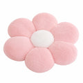 LANFIRE Blumenförmiges Plüschkissen - Dekoratives Sitz- und Bodenkissen in Rosa, 60CM