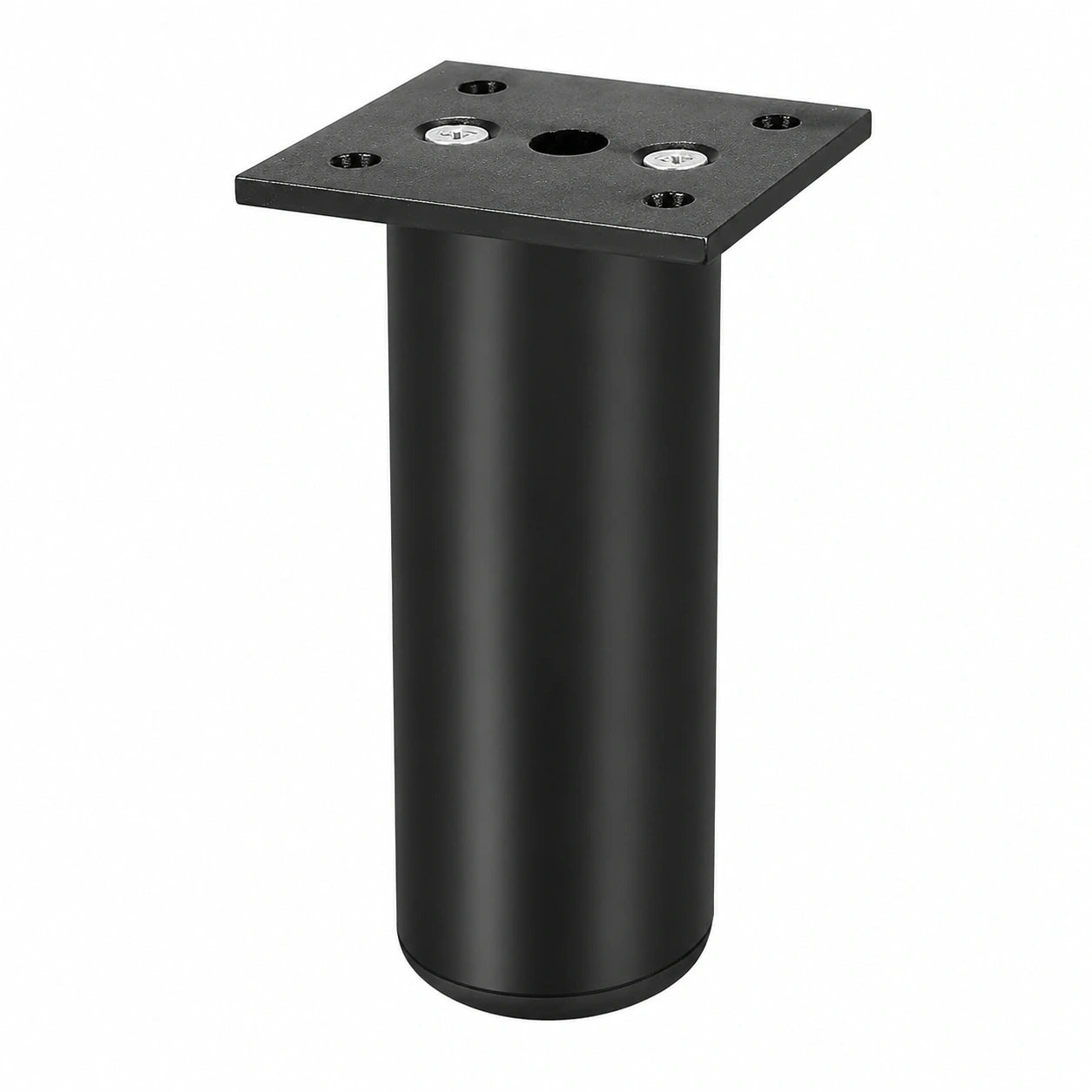 4er-Set Verstellbare Möbelfüße 10cm, Schwarze Beine für Schrank, Sofa und Tisch